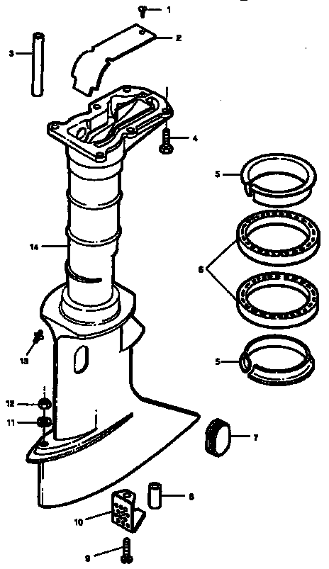 Motor leg