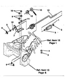 Chute control rod repair parts