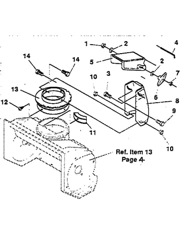 Discharge chute repair parts