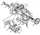 Craftsman 536884252 auger housing repair parts diagram