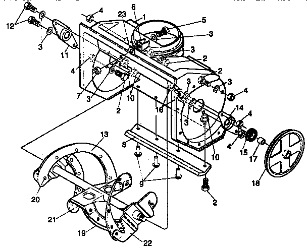 Auger housing repair parts