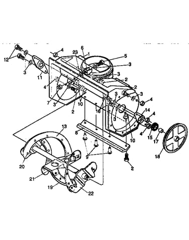 Auger housing repair parts