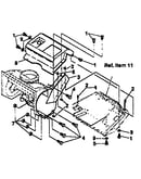 Belt cover repair parts