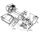 Craftsman 536884252 engine and drive repair parts diagram