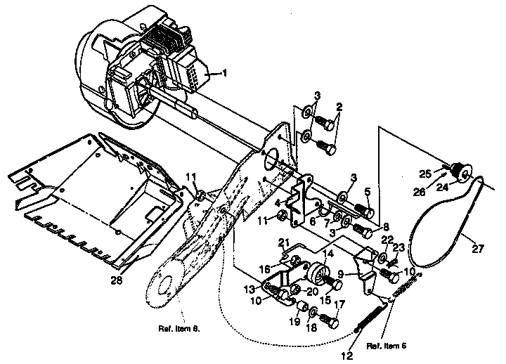 Engine and drive repair parts