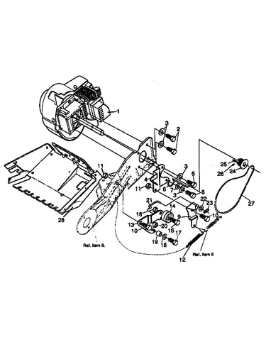 Engine and drive repair parts