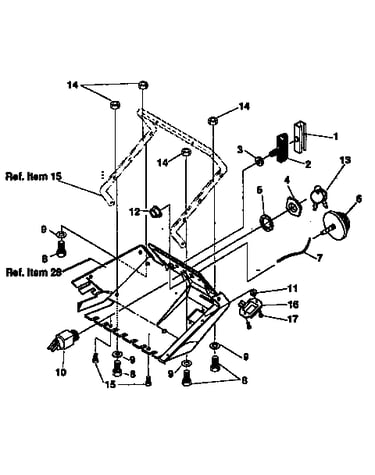Frame components repair parts