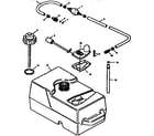Craftsman 225581995 fuel tank and line diagram