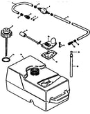 Fuel tank and line