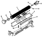 Brother GX-8500 platen mechanism diagram