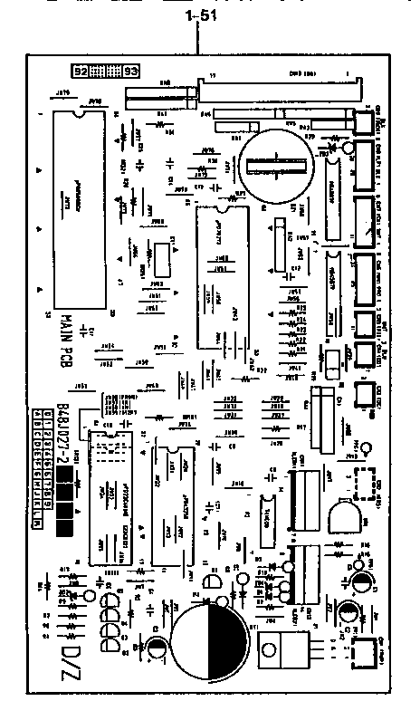 Main pcb assembly