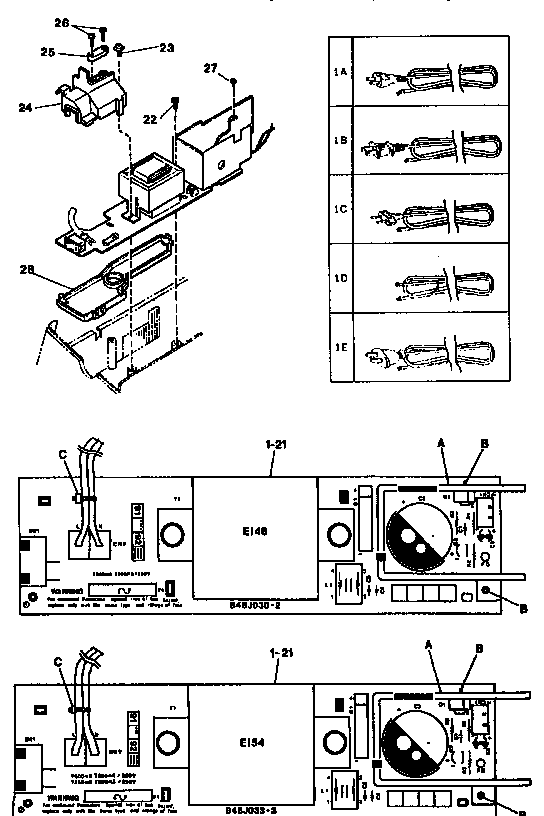Power supply pcb assembly
