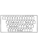 Character keys/u.s.a. english