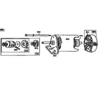 Briggs & Stratton 289707-0130-01 starter assembly diagram