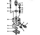 Craftsman 15550 hydraulic pump assembly diagram
