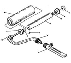 Craftsman 15550 roller parts diagram