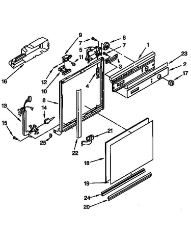 Frame and console parts