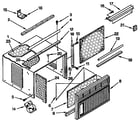 Kenmore 4848790811 cabinet parts diagram