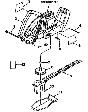 Handle and blade