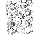 Kenmore 1163072490C nozzle and motor parts diagram