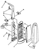 Bag housing and handle parts