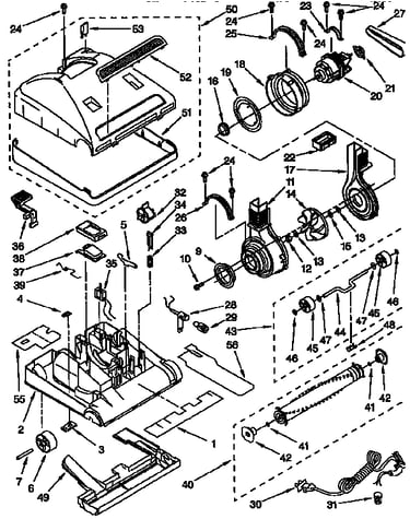 Nozzle and motor parts