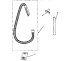 Kenmore 1163032490C hose and attachment parts diagram