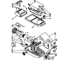 Kenmore 1162255190 vacuum cleaner parts diagram