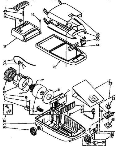 Vacuum cleaner parts