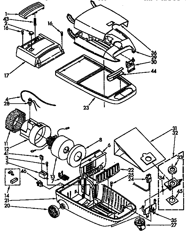 Vacuum cleaner parts