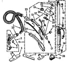 Kenmore 1163289090C hose and attachment parts diagram