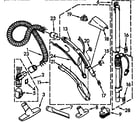 Kenmore 1163285090C hose and attachment parts diagram