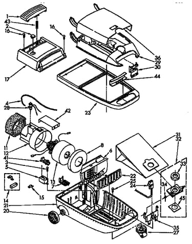 Vacuum cleaner parts