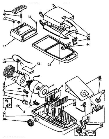 Vacuum cleaner parts
