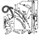 Kenmore 1163280290C hose and attachment parts diagram