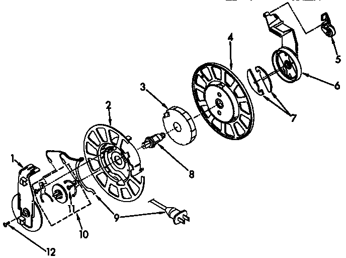 POWER CORD REEL PARTS