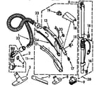 Kenmore 1163281290C hose and attachment parts diagram