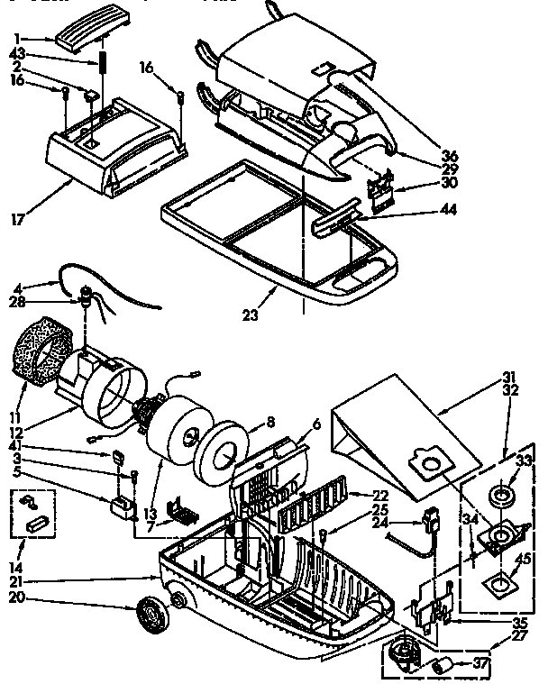 Vacuum cleaner parts