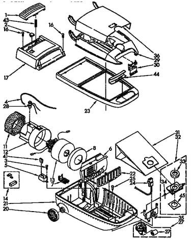 Vacuum cleaner parts