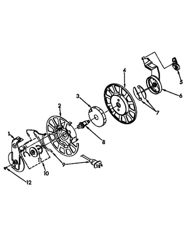 Power cord reel parts
