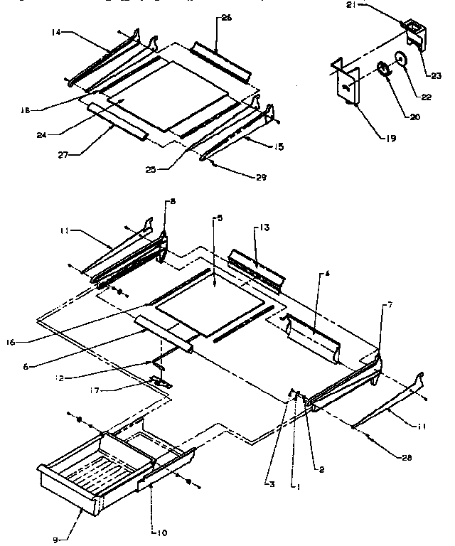 Cabinet shelving
