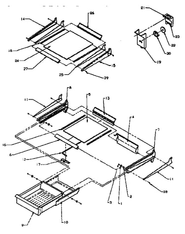 Cabinet shelving