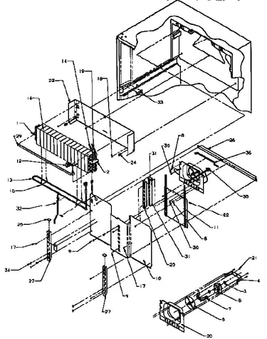 Evaporator area
