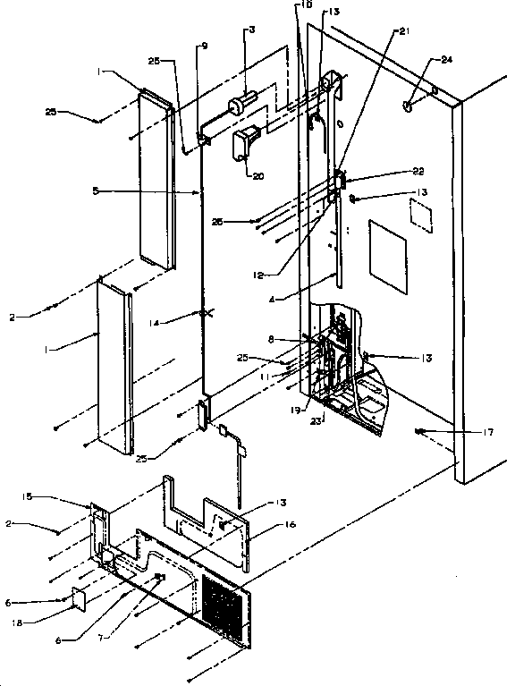 CABINET BACK