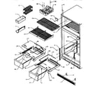Amana TS18RB-P1158407W cabinet shelving diagram