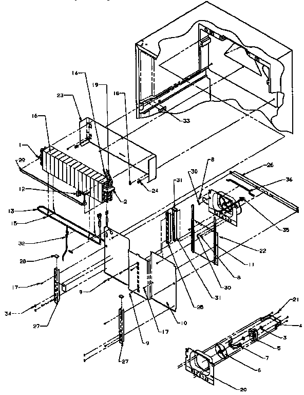 Evaporator area