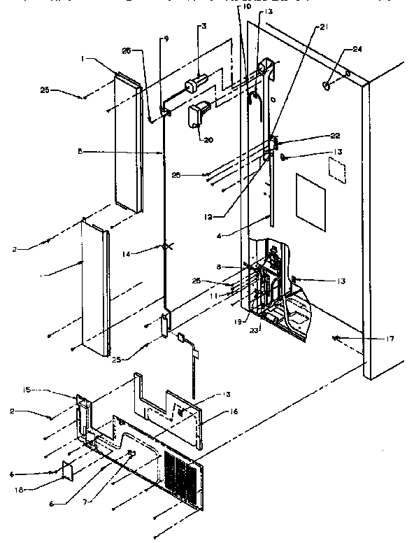 Cabinet back