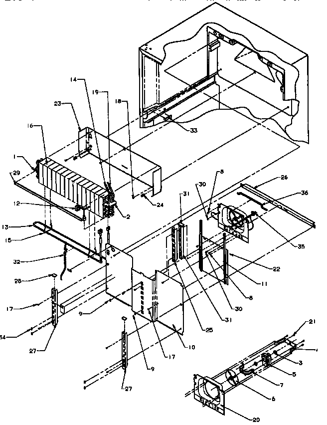 Evaporator area