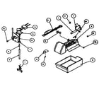 Amana TX18R-P1158408W add-on ice maker assembly diagram