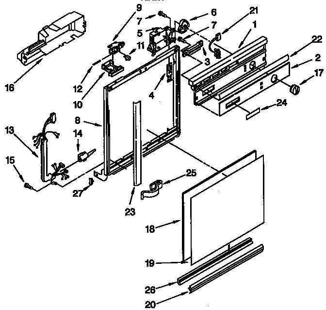 FRAME AND CONSOLE PARTS